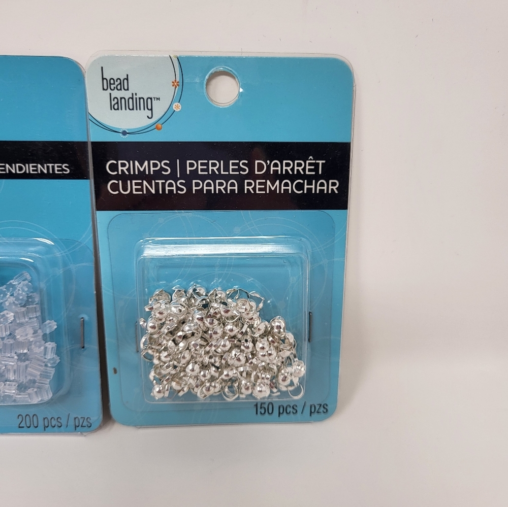 Bead Landing Jewelry Making Craft Hobby Supplies Jump Rings Crimps Earring Backs - Picture 4 of 4